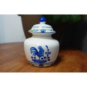 Vintage Boston Warehouse with rooster hand painted design decor‎